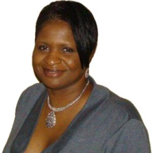 Erica Postway in business attire